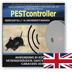 Pest controller ултразвуков уред прогонващ мишки за 92 кв. м. - с батерия 9V