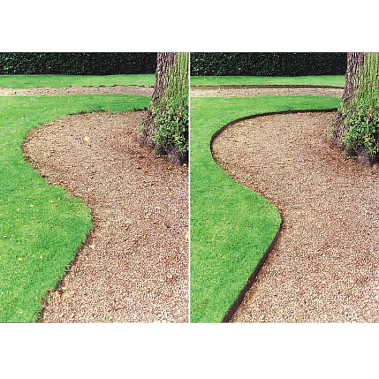 Ландшафтен градински ограничител - бордюр HDPE
