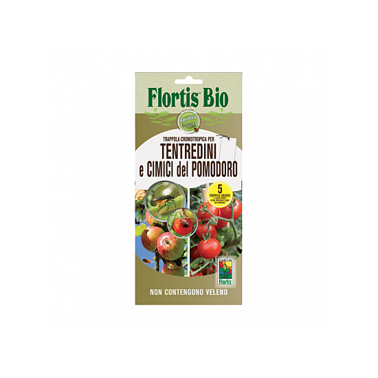 Холотропен капан с лепило за листни мухи, оси и дървеница - Flortis Bio 5бр.