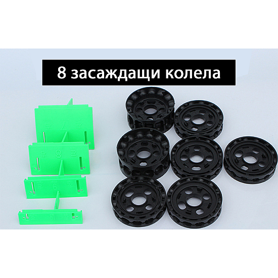 Ръчна сеялка - едри семена с 12 зъба със РЕЗЕРВОАР за тор