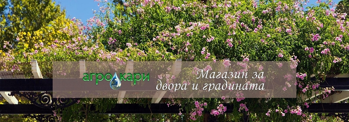 Цветна стая в градината- без стени и покрив..
