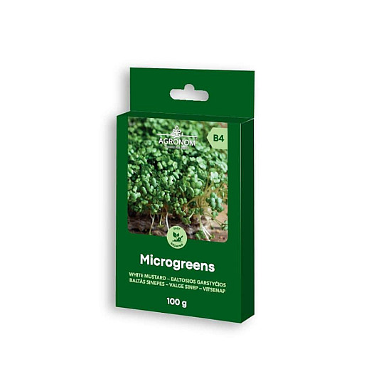 Купи Микрорастения Бял Синап | MICROGREENS WHITE MUSTARD 100G  от Seklos - Микрорастения | Microgreens