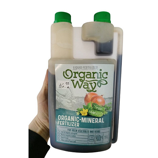 Купи Течен органо-минерален тор за зелени зеленчуци и подправки | LIQUID ORGANIC-MINERAL FERTILIZER - FOR GREEN VEGETABLES AND HERBS  от Seklos - Био торове