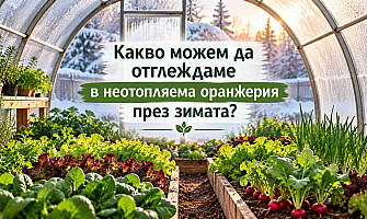 Какво можем да отглеждаме в неотопляема оранжерия през зимата?