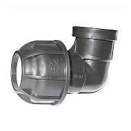 Коляно женско с вътрешна резба за тръба HDPE