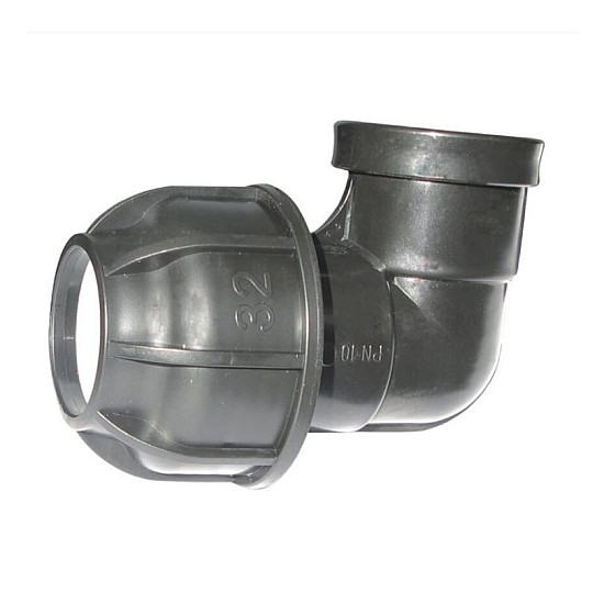 Коляно женско с вътрешна резба за тръба HDPE