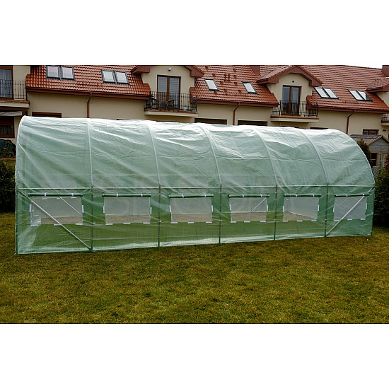 Оранжерия Tunnel Pro 4x2/5x2m с армиран найлон 10 кв.м