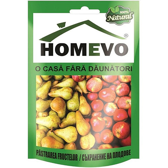 Органичен препарат подпомагащ съхранението на плодовете HOMEVO - 100 гр.