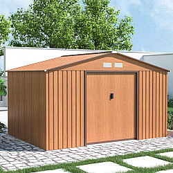 Градинска барака ARIA XL цвят златен дъб, зелена или кафява