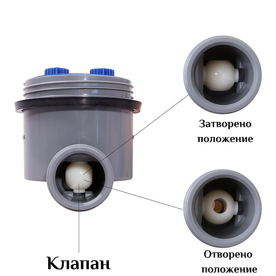 Клапан за таймер за напояване за бидон и чешма -Aqualin 0-8bar  (резервна част)