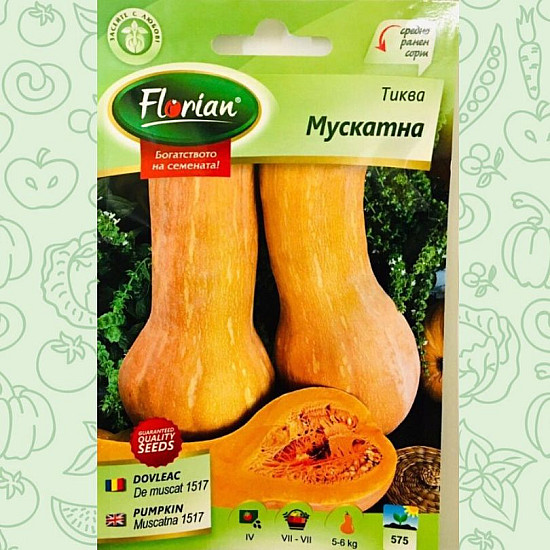 Тиква Мускатна 5 гр. - Флориан
