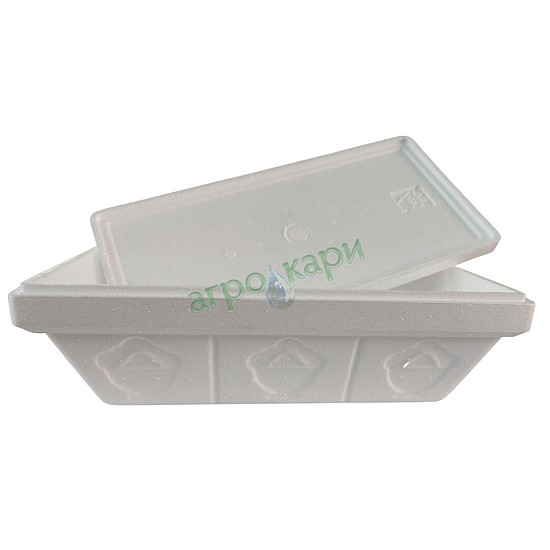 EPS Термо Кутия с капак 0,5 кг - 900 мл. -трапец