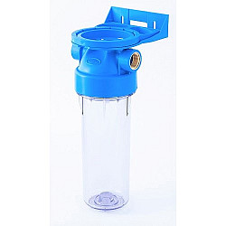 Филтърна кутия ЕCOCLEAN 2P 1" F 9"3/4 TR с ключ и скоба