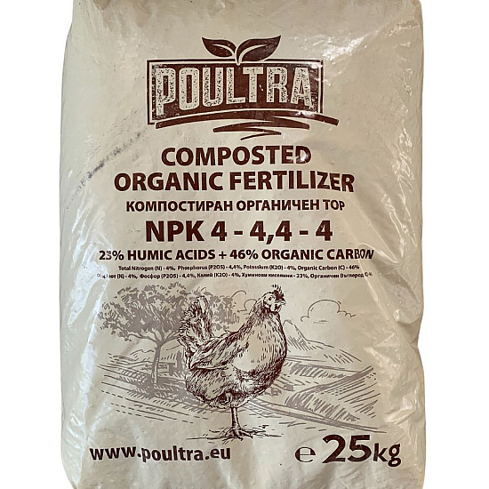 ОРГАНИЧЕН ПТИЧИ ТОР POULTRA 4-4, 4-4, NPK + 46C